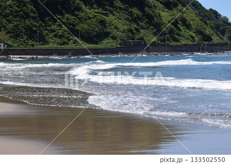 庄内浜の荒波 日本海 庄内浜の荒波 日本海 133502550