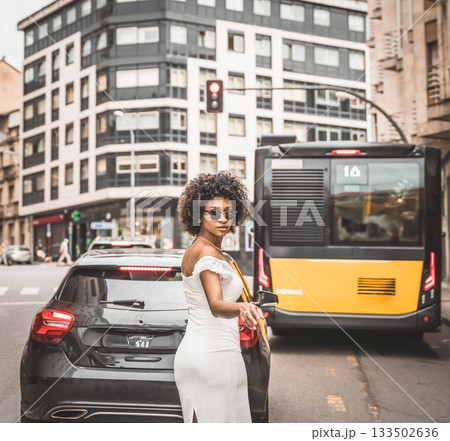 African American Woman Cuza Street 133502636