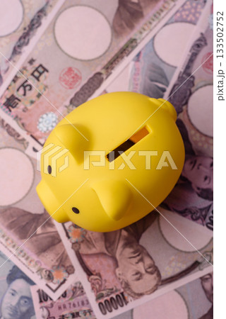 Japan, Japanese yen paper banknotes, money for business. Japanese yen 133502752