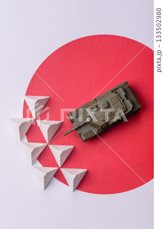 Anti-tank barrier or dragon's teeth made of concrete and iron as a fortification. Dragon's teeth Anti-tank barrier or dragon's teeth made of concrete and iron as a fortification. Dragon's teeth 133502980