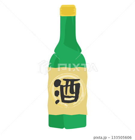 日本酒　イラスト 133505606