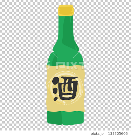 日本酒　イラスト 133505606