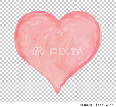 水彩粉紅愛心 水彩粉紅愛心 133505827
