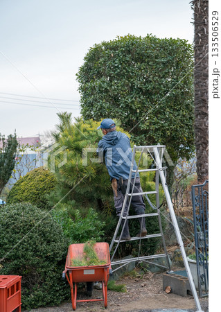 Japanese Gardener 133506529