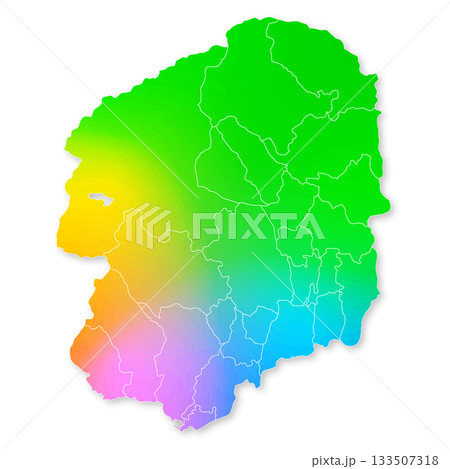 栃木県と市町村地図 133507318