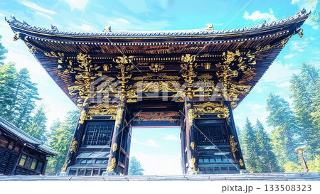 神社　イラスト 133508323