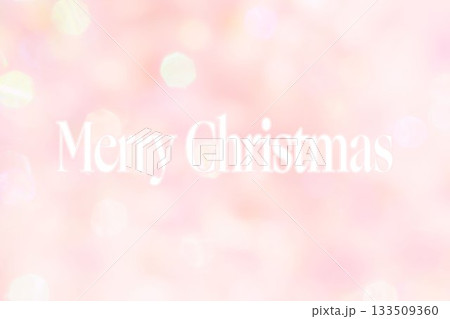 クリスマス背景 ふんわりキラキラ ぼかしグラデーション ピンク色 クリスマス背景 ふんわりキラキラ ぼかしグラデーション ピンク色 133509360