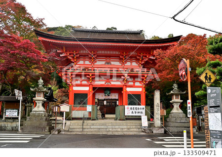 長等神社　楼門 133509471