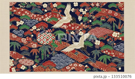 布地に染物	 133510076