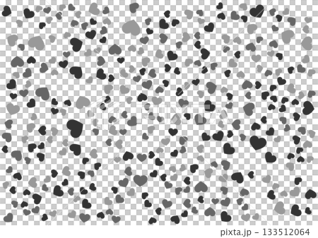 Heart pattern background Black and white 3 colors Heart 133512064
