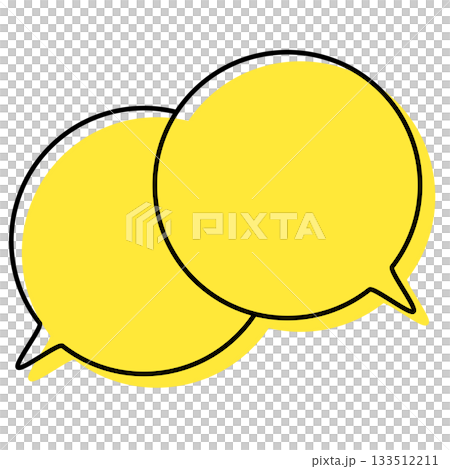 Simple, misaligned speech bubbles, overlapping conversations Simple, misaligned speech bubbles, overlapping conversations 133512211
