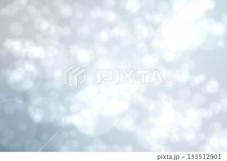 Abstract bokeh lights are filling frame with soft white and blue circles in vector illustration 133512901