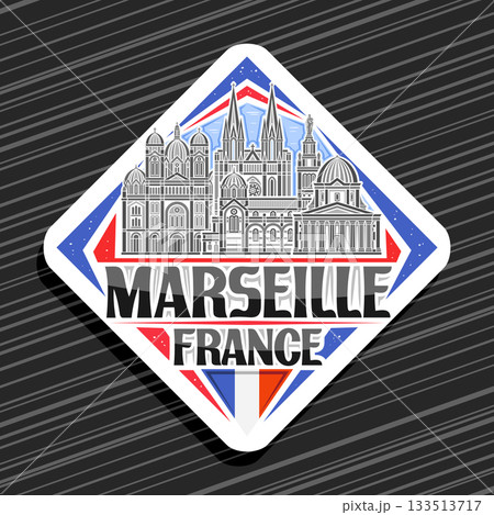 Vector logo for Marseille 133513717