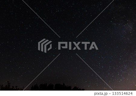 Bergnicourt, Rethel, Ardennes, Grand-Est, France, August, 28th, 2025, Night sky view, Calm night 133514624