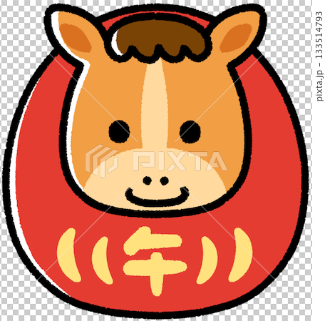Horse Daruma Horse Daruma 133514793