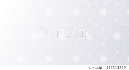 立体　幾何学　模様　シルバー　背景 133515229