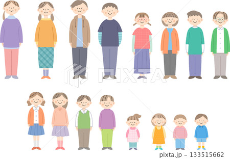 幼児から中学生までの子供達セット 133515662