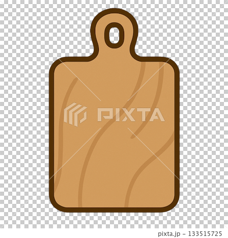 まな板のシンプルなイラスト 133515725