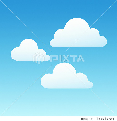 空のシンプルなイラスト 133515784
