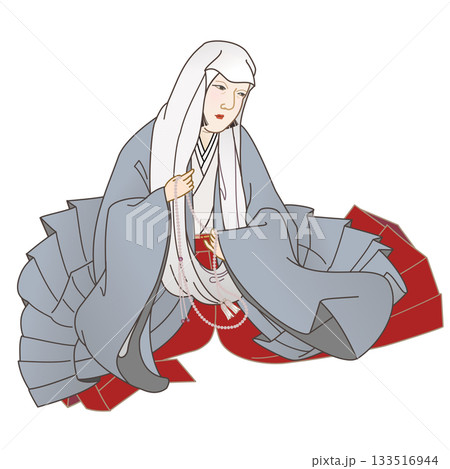 待賢門院のイラスト 待賢門院のイラスト 133516944