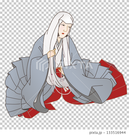 待賢門院のイラスト 待賢門院のイラスト 133516944