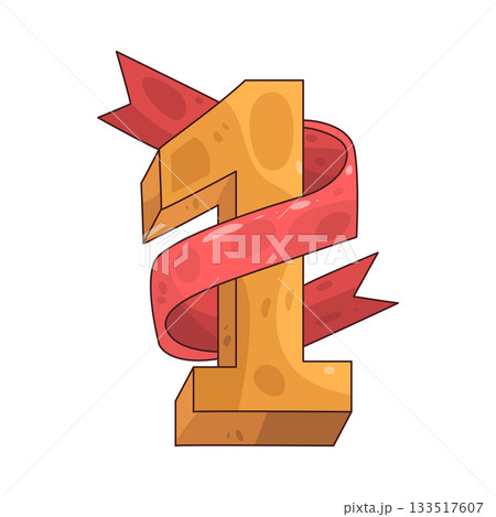 illustration of first place  133517607