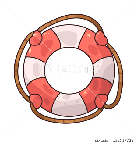 illustration of Life Ring illustration of Life Ring 133517728