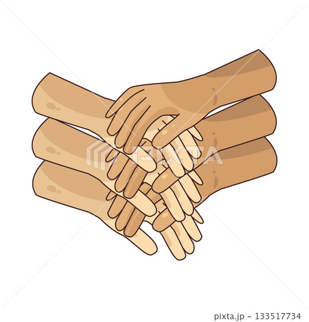illustration of Hands illustration of Hands 133517734