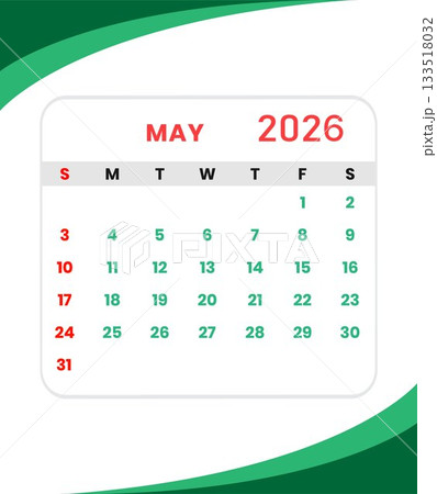 Modern May 2026 Calendar for Planning and Scheduling 133518032