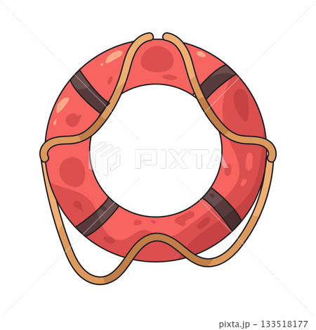 illustration of lifesaver illustration of lifesaver 133518177