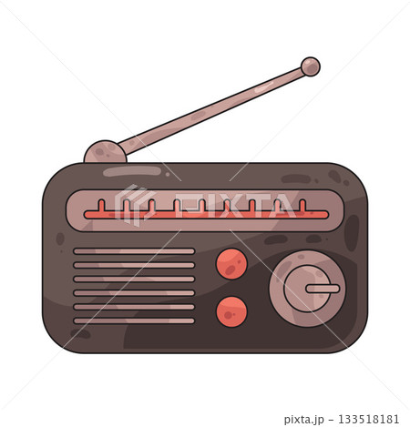 illustration of radio illustration of radio 133518181