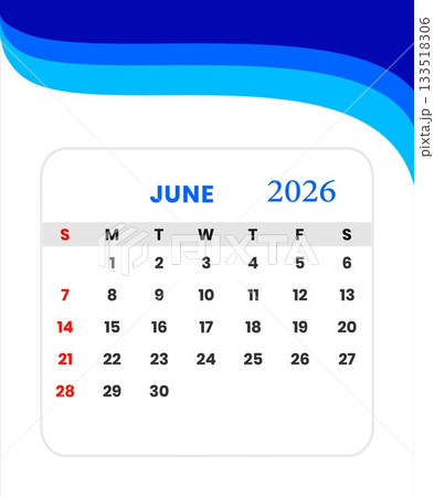 Modern June 2026 Calendar for Planning and Scheduling Modern June 2026 Calendar for Planning and Scheduling 133518306
