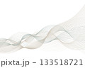 淡い色の波形ライン2　アブストラクト背景07 133518721