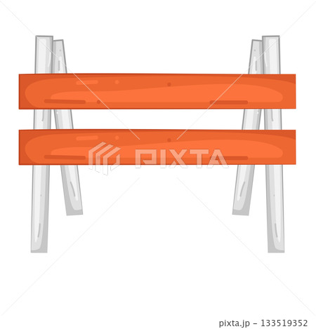 Illustration of barrier Illustration of barrier 133519352