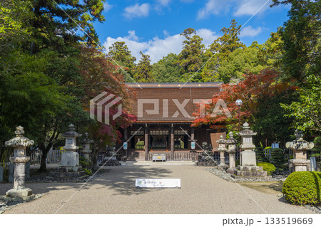 多田神社 拝殿 紅葉の季節 多田神社 拝殿 紅葉の季節 133519669