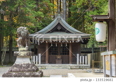多田神社　神馬殿　紅葉の季節 133519681