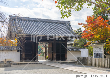 多田神社　南大門　紅葉の季節 133519691