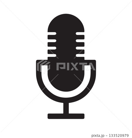 Angled Audio Emblem Representing Expressive And Bold Communication Style 133520979