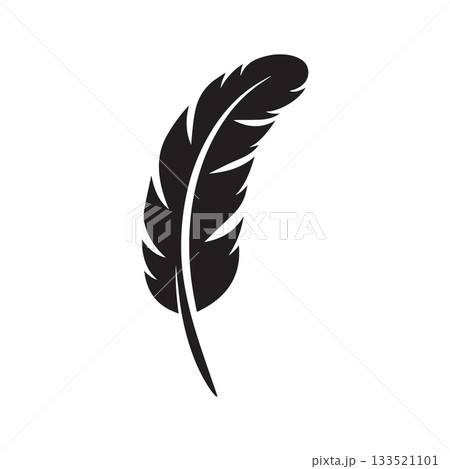 Vintage Feather Pen Banner Emblem Representing Honor Scholarship and Literary Excellence Vintage Feather Pen Banner Emblem Representing Honor Scholarship and Literary Excellence 133521101