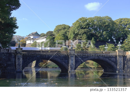 皇居　二重橋 133521357