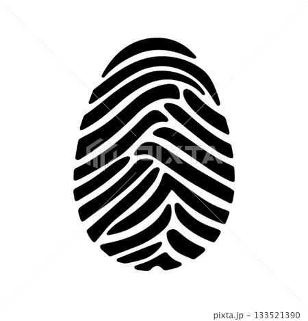 Threaded Fingerprint Logo Representing Connection Strength and Human Togetherness Threaded Fingerprint Logo Representing Connection Strength and Human Togetherness 133521390