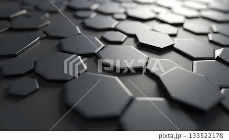 White Polygonal Surface Representing Balance and Subtle Precision 133522178