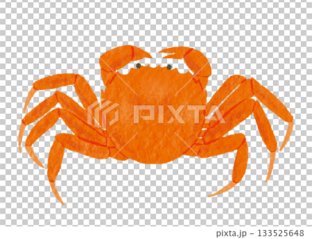 Shanghai crab illustration (Chinese cuisine, high-end seafood) 133525648