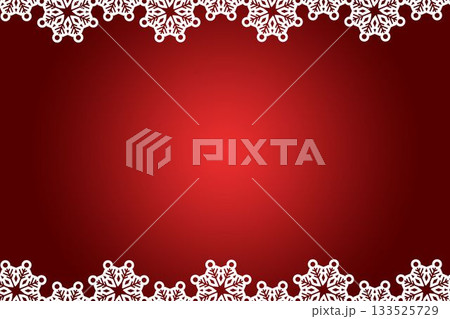 Christmas themed snow flake frame Christmas themed snow flake frame 133525729