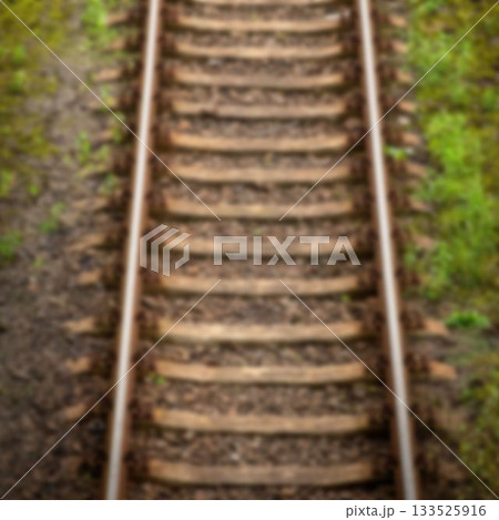 Close up view of railway track 133525916