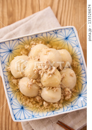 里芋の鶏そぼろ餡掛け 里芋の鶏そぼろ餡掛け 133526674