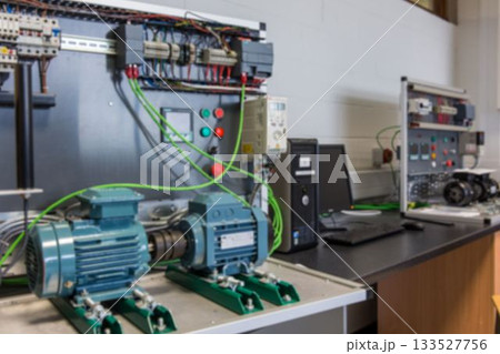 Close-up of industrial machinery 133527756