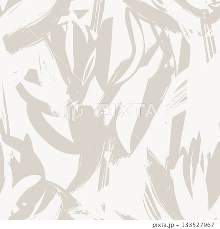 Neutral Colour Abstract Floral Seamless Pattern Design Neutral Colour Abstract Floral Seamless Pattern Design 133527967