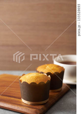ケーキマフィン　アメリカの焼き菓子のイメージ 133528693