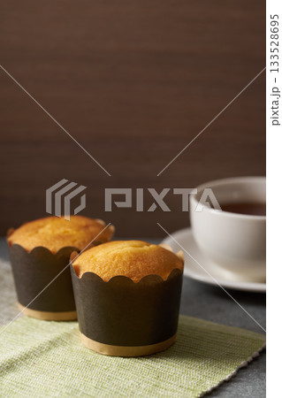 ケーキマフィン　アメリカの焼き菓子のイメージ 133528695